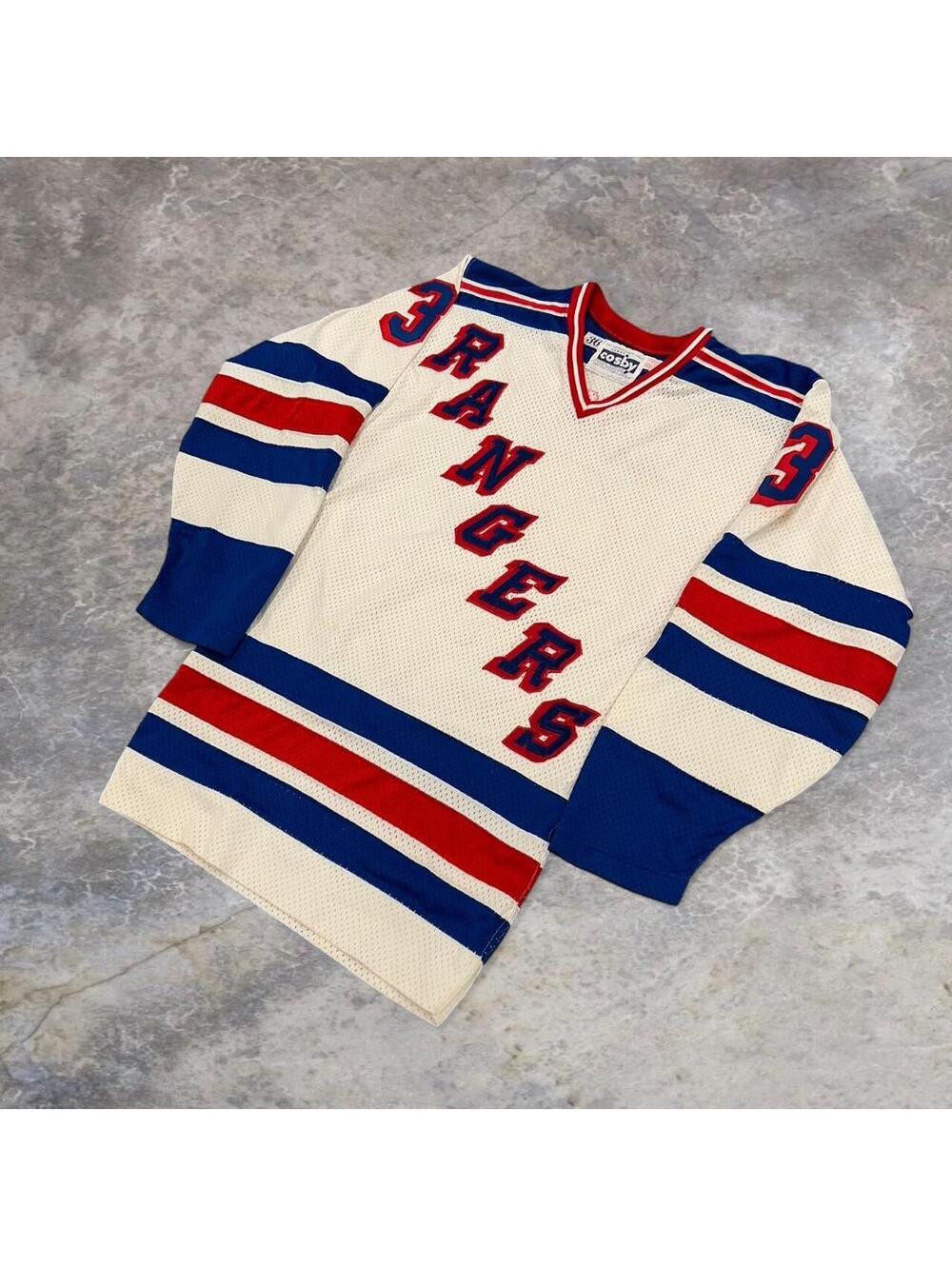 80s New York Rangers jersey hockey #NHL